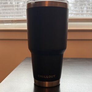 Chillout Stainless Steel Black Tumbler